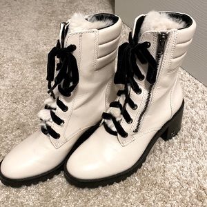 Coach Winter Fashion Boots. Like new. White. Size 6.5